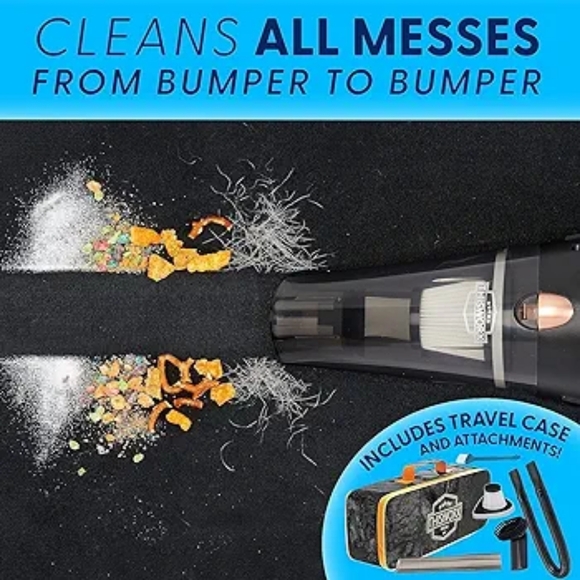 ThisWorx Car Vacuum Cleaner - Portable Handheld Mini Vacuum Cleaner W/ 16ft Cord - Picture 2 of 8